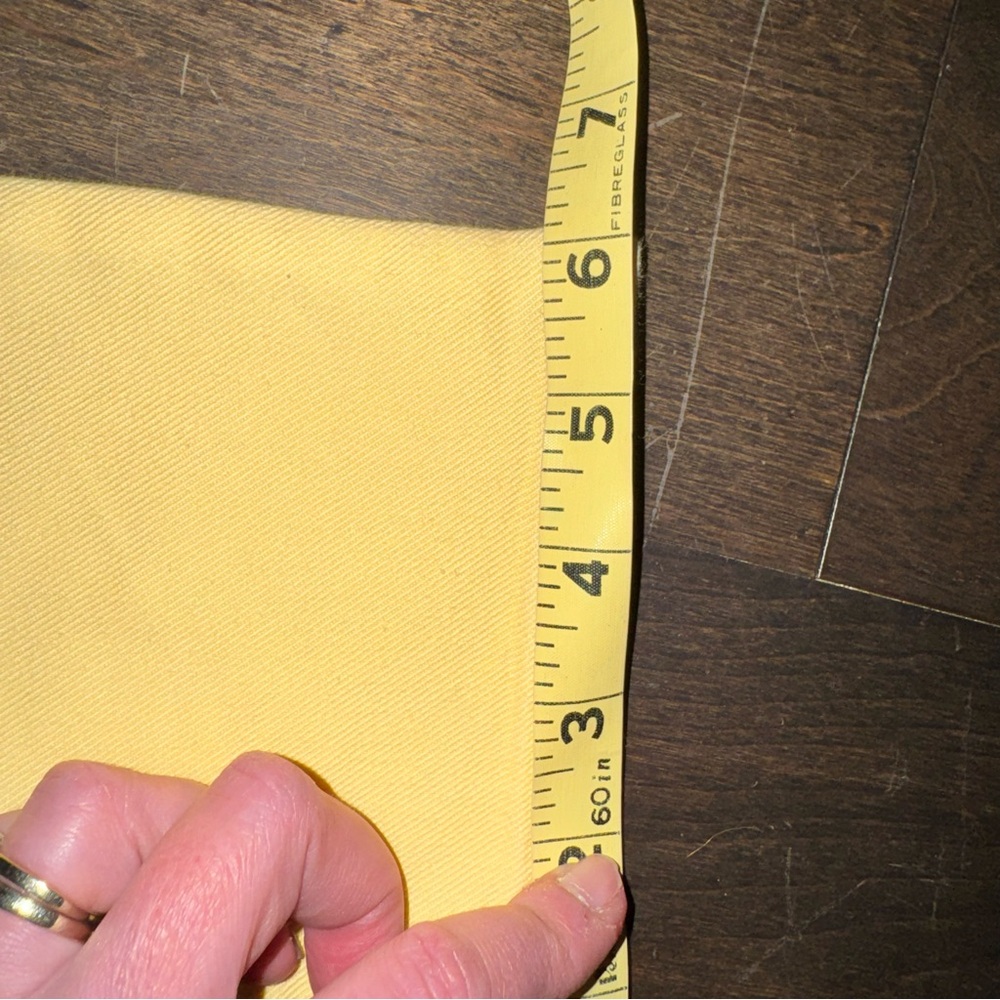 Talbots size 4 Yellow Slim Ankle Jeans - Picture 8 of 8